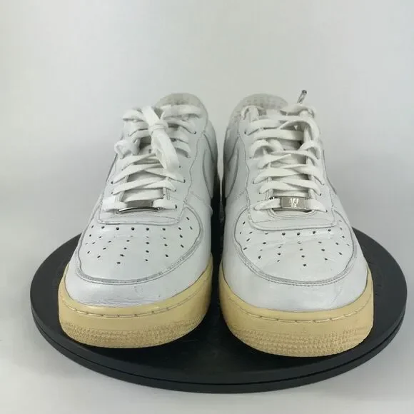 Nike Air Force 1 Premium White Leather 2006 315180-111 Men’s Size 12 - Picture 2 of 12